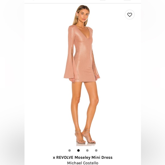 Revolve Moseley Mini Dress Michael Costello - Picture 2 of 4